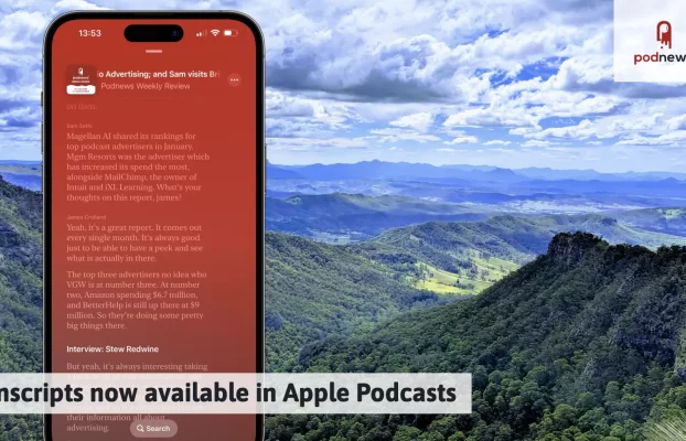 Transcripts now Available in Apple Podcasts