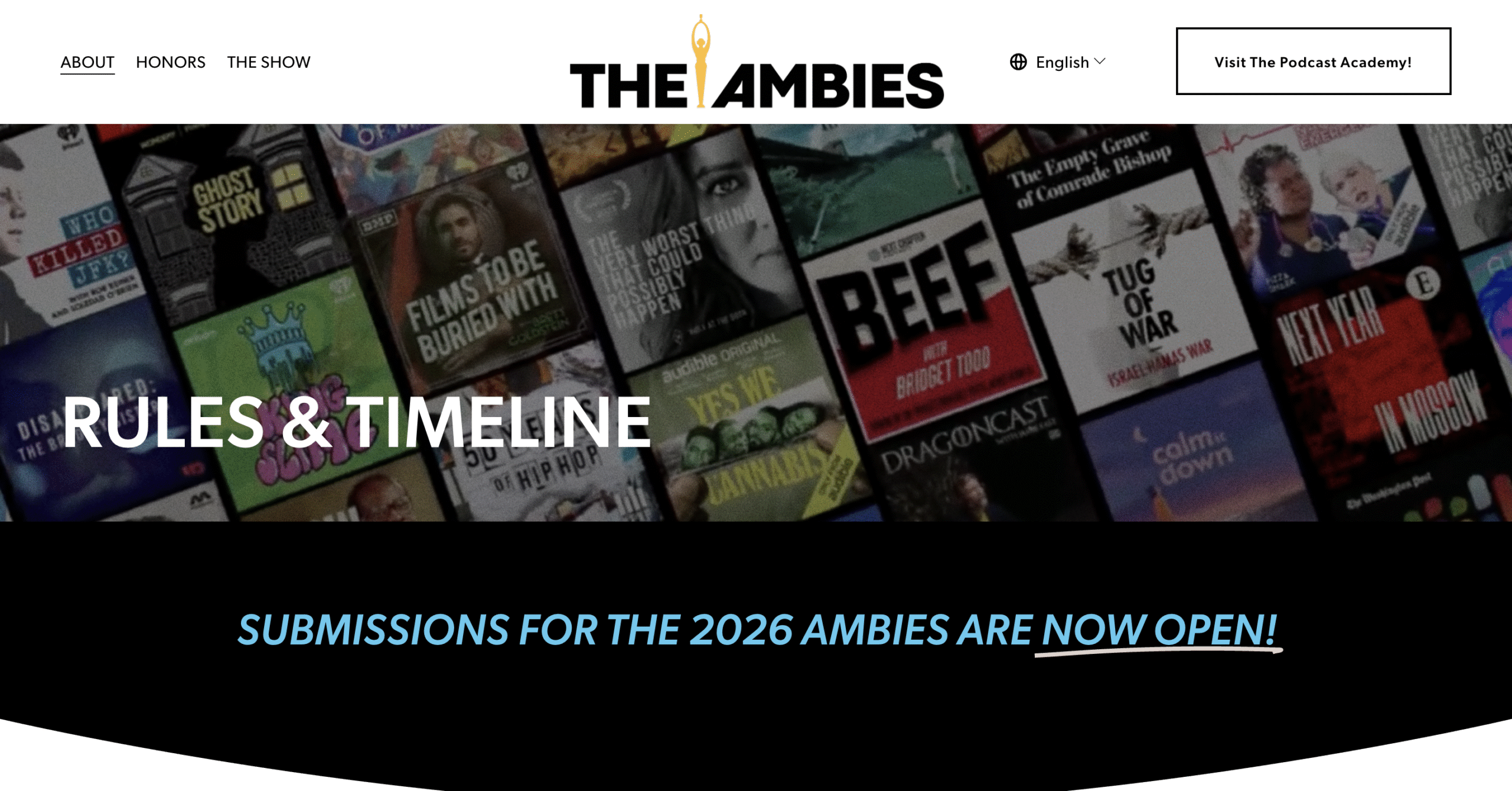 The Ambies Awards 2026 Entries are Open