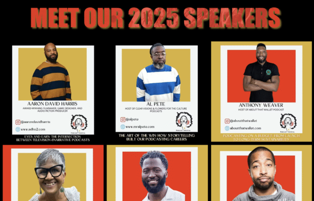 Speaker Lineup Announced for the 2025 Afros & Audio Podcast Festival